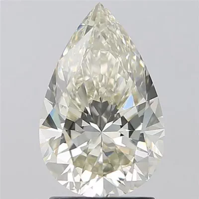 2.01ct K VS1 Rare Carat Ideal Cut Pear Diamond