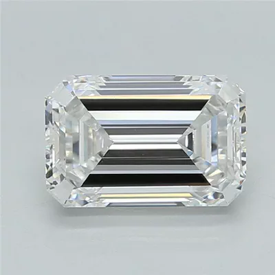 2.00ct E VVS2 Rare Carat Ideal Cut Emerald Lab Grown Diamond