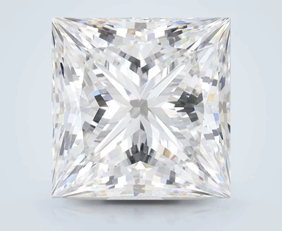 5.83ct E VVS2 Rare Carat Ideal Cut Princess Lab Grown Diamond