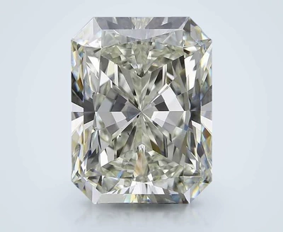 5.02ct K SI1 Rare Carat Ideal Cut Radiant Diamond