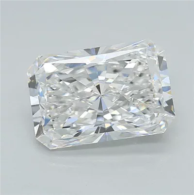2.74ct E VS1 Rare Carat Ideal Cut Radiant Lab Grown Diamond