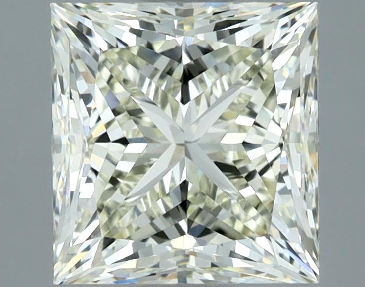 3.02ct K VS2 Rare Carat Ideal Cut Princess Diamond