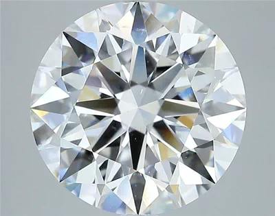 5.03ct F SI1 Excellent Cut Round Diamond