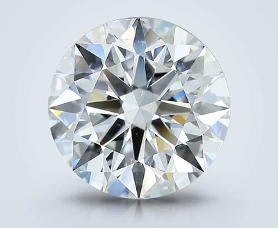 5.03ct F SI1 Rare Carat Ideal Cut Round Diamond