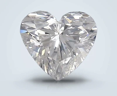 0.80ct H SI2 Rare Carat Ideal Cut Heart Diamond