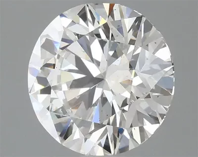 2.82ct F SI1 Rare Carat Ideal Cut Round Lab Grown Diamond