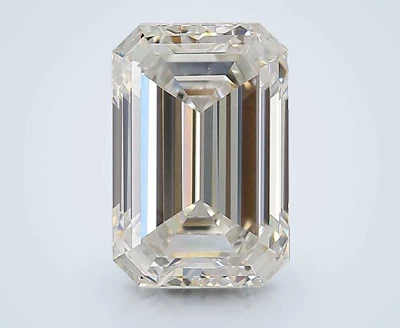 2.58ct F VVS2 Rare Carat Ideal Cut Emerald Lab Grown Diamond