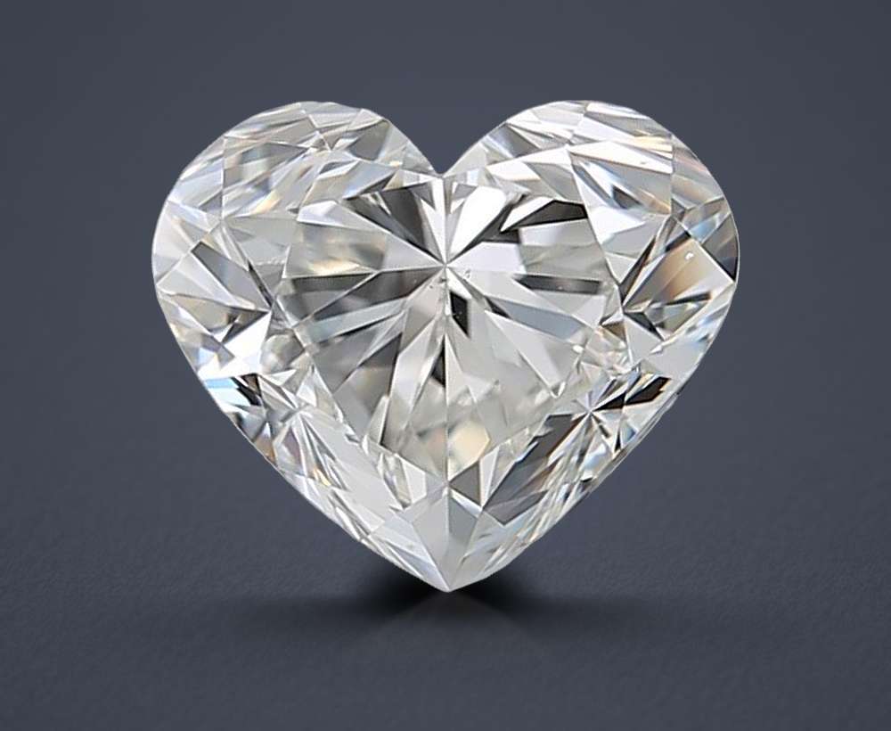 1.01ct G VS1 Rare Carat Ideal Cut Heart Diamond