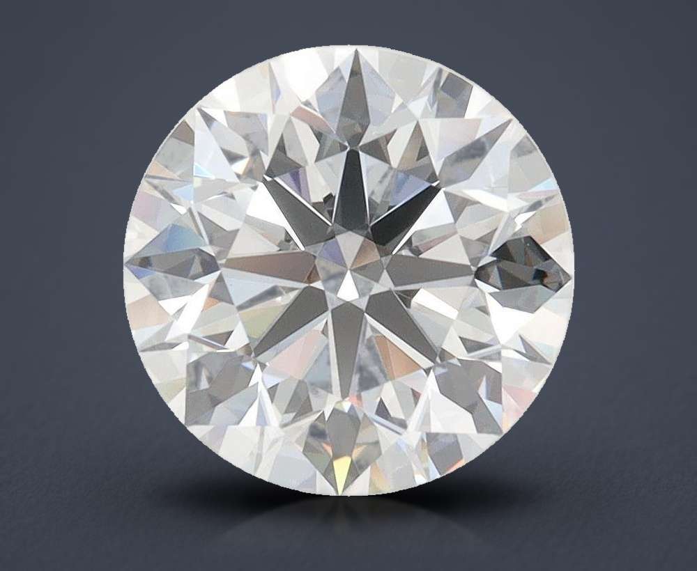3.01ct D VS1 Rare Carat Ideal Cut Round Lab Grown Diamond