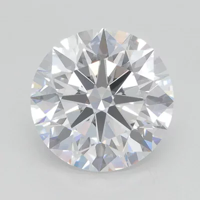 3.01ct D VS1 Rare Carat Ideal Cut Round Lab Grown Diamond