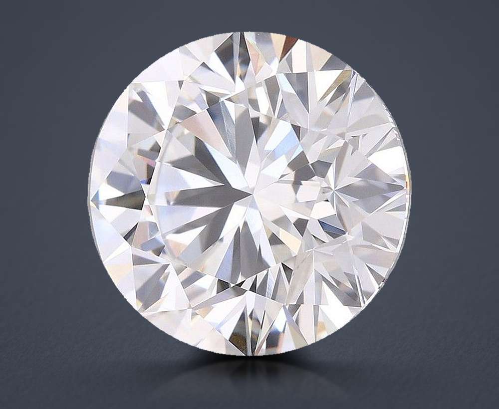 4.08ct H VVS2 Rare Carat Ideal Cut Round Lab Grown Diamond