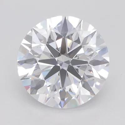 4.01ct D VVS2 Rare Carat Ideal Cut Round Lab Grown Diamond