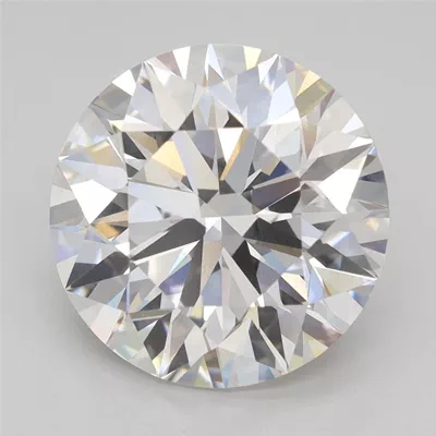 3.83ct D VVS2 Rare Carat Ideal Cut Round Lab Grown Diamond