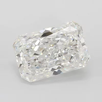 5.40ct F VS1 Rare Carat Ideal Cut Radiant Lab Grown Diamond