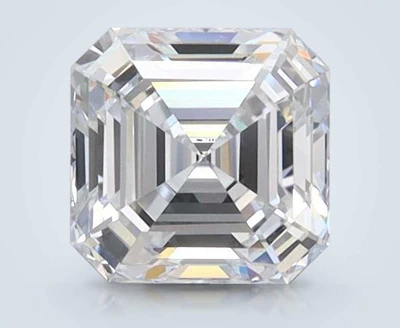 0.96ct D IF Rare Carat Ideal Cut Asscher Lab Grown Diamond