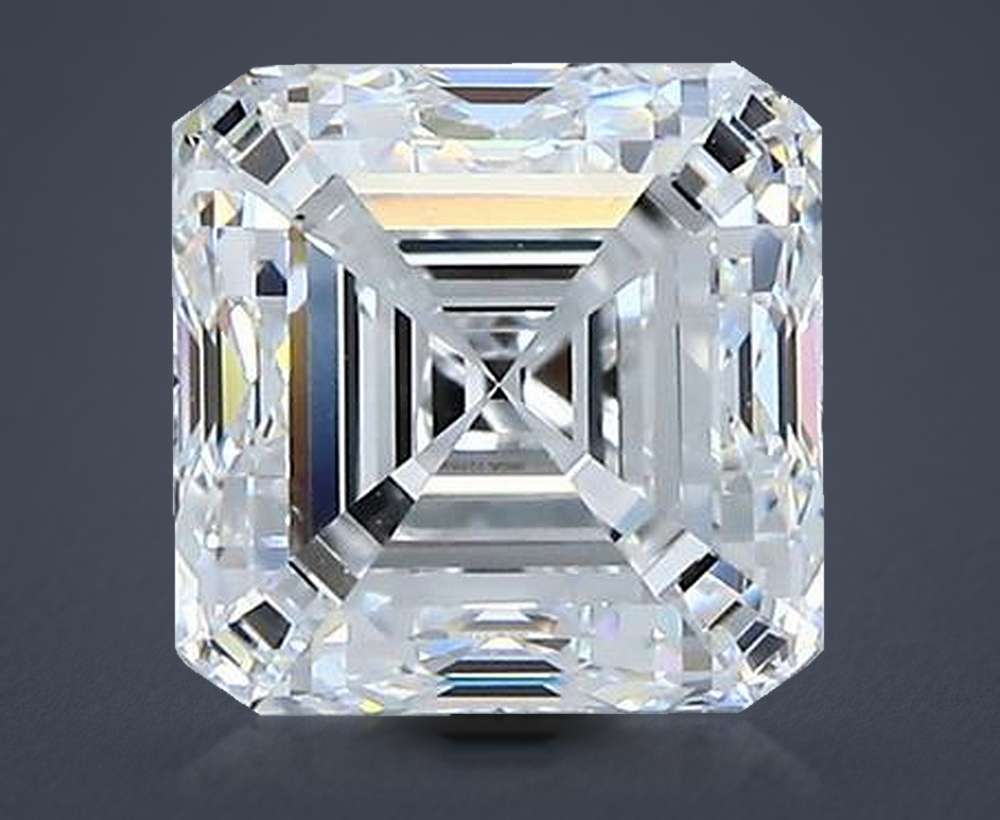 2.02ct D VS1 Very Good Cut Asscher Diamond
