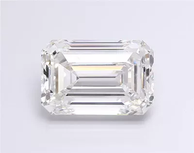 5.53ct F VS1 Excellent Cut Emerald Lab Grown Diamond