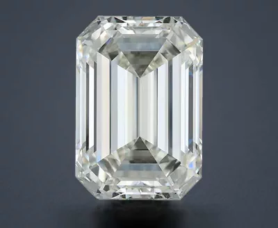 5.05ct H VS1 Rare Carat Ideal Cut Emerald Diamond