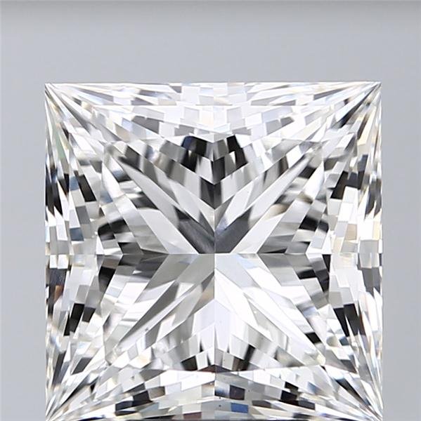 7.06ct F VS1 Rare Carat Ideal Cut Princess Lab Grown Diamond