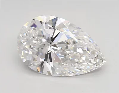 2.25ct D VVS2 Rare Carat Ideal Cut Pear Lab Grown Diamond