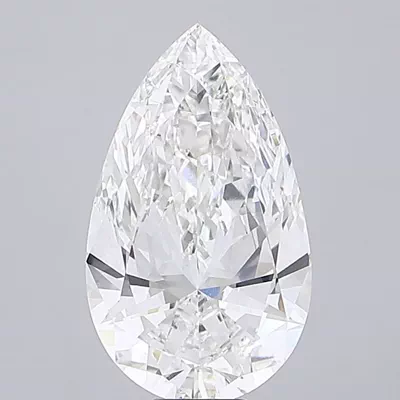 12.04ct F VVS2 Very Good Cut Pear Lab Grown Diamond