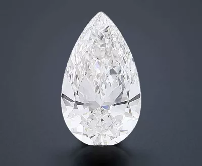 12.04ct F VVS2 Very Good Cut Pear Lab Grown Diamond
