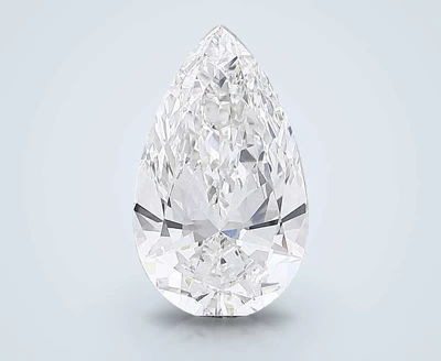 12.04ct F VVS2 Very Good Cut Pear Lab Grown Diamond