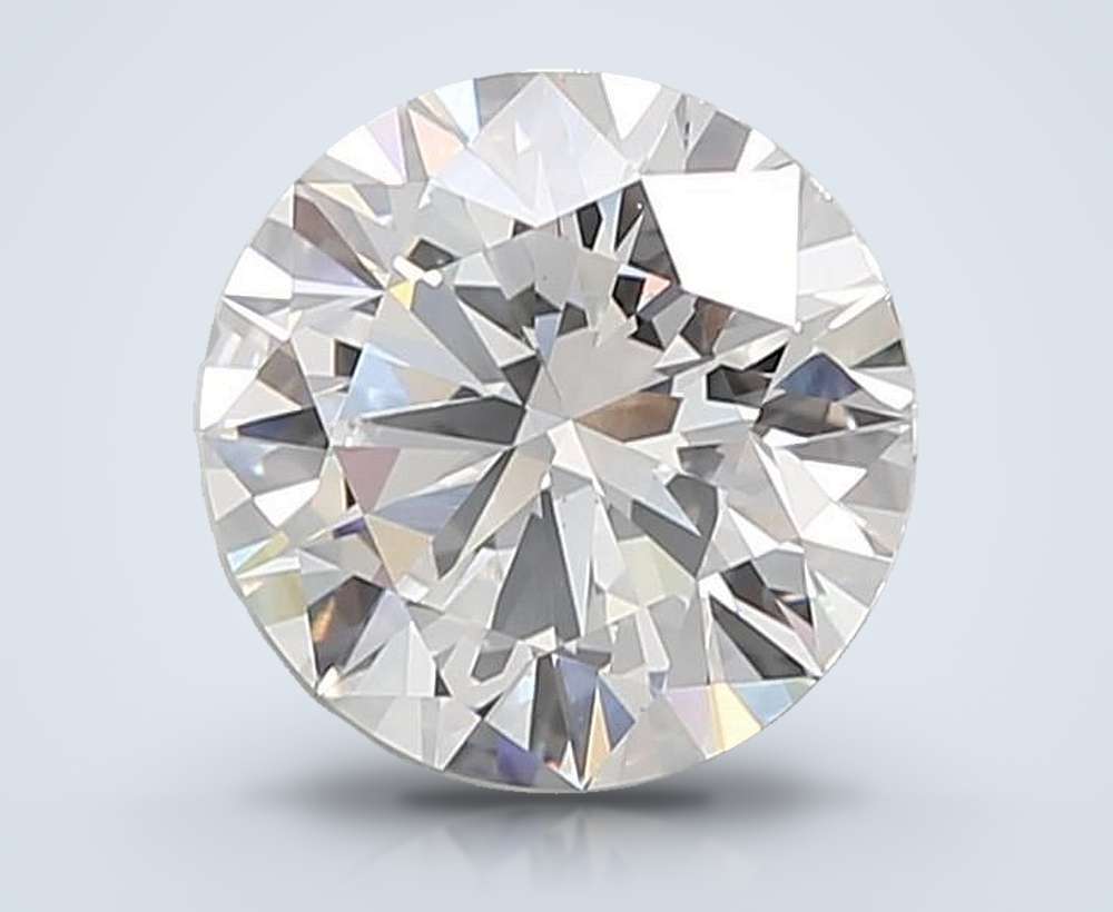 4.32ct E VS1 Rare Carat Ideal Cut Round Lab Grown Diamond