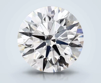 3.56ct E SI1 Rare Carat Ideal Cut Round Lab Grown Diamond