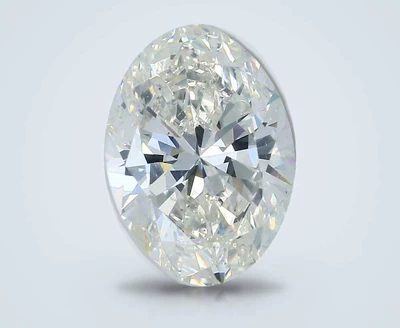 3.01ct J SI2 Rare Carat Ideal Cut Oval Diamond