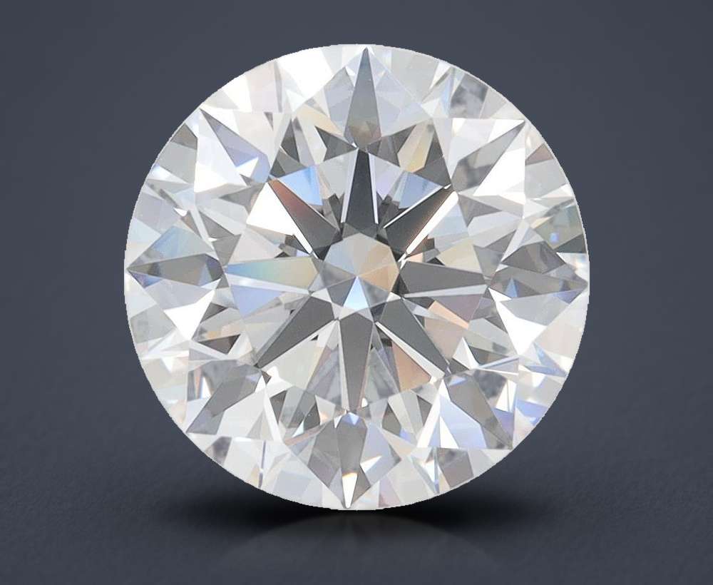 4.04ct D FL Rare Carat Ideal Cut Round Lab Grown Diamond