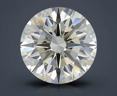 4.22ct K VS2 Rare Carat Ideal Cut Round Diamond