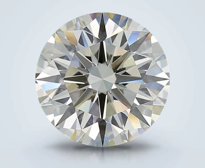 4.22ct K VS2 Rare Carat Ideal Cut Round Diamond
