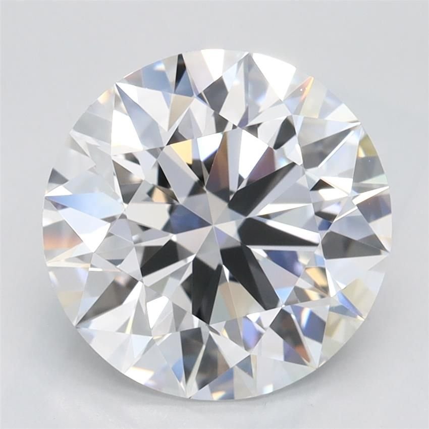 2.92ct D VVS1 Rare Carat Ideal Cut Round Lab Grown Diamond