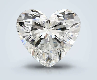 6.04ct E VVS2 Rare Carat Ideal Cut Heart Lab Grown Diamond