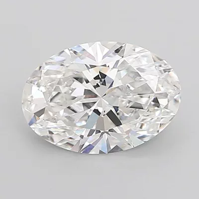 4.03ct F VVS2 Rare Carat Ideal Cut Oval Lab Grown Diamond