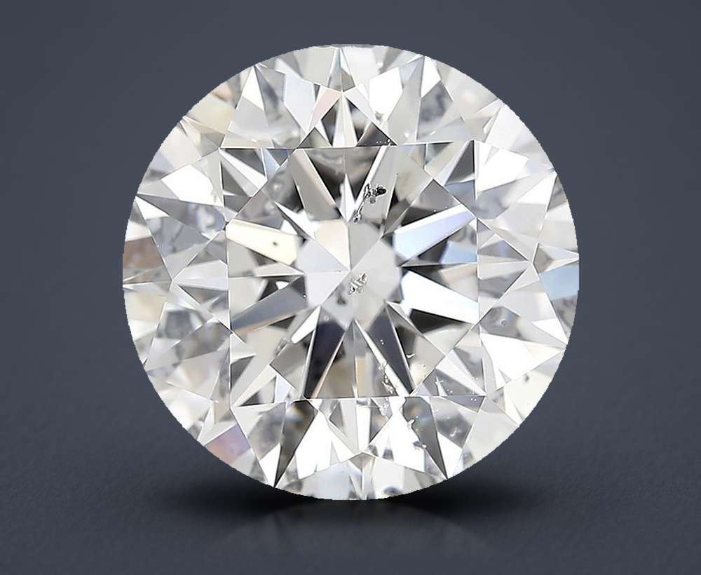 5.60ct D SI2 Rare Carat Ideal Cut Round Diamond
