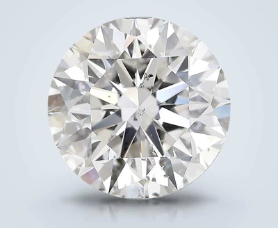5.60ct D SI2 Rare Carat Ideal Cut Round Diamond