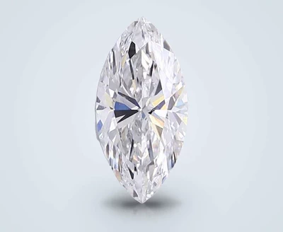 3.09ct F VS1 Rare Carat Ideal Cut Marquise Lab Grown Diamond