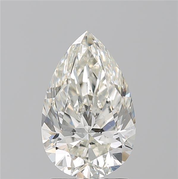 2.22ct J SI1 Rare Carat Ideal Cut Pear Diamond