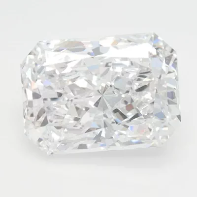 2.01ct D VVS2 Rare Carat Ideal Cut Radiant Lab Grown Diamond