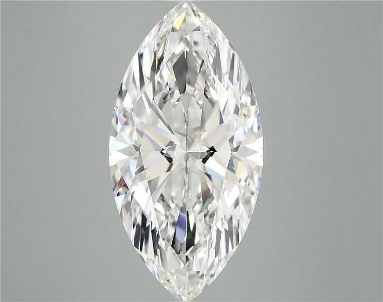 6.19ct F VS1 Rare Carat Ideal Cut Marquise Lab Grown Diamond