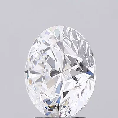 3.73ct D FL Rare Carat Ideal Cut Round Lab Grown Diamond