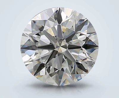 4.00ct J SI1 Rare Carat Ideal Cut Round Diamond