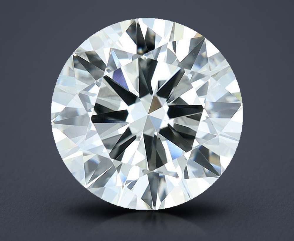 4.05ct I VVS2 Rare Carat Ideal Cut Round Diamond