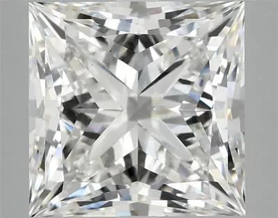 5.09ct G VS1 Rare Carat Ideal Cut Princess Lab Grown Diamond