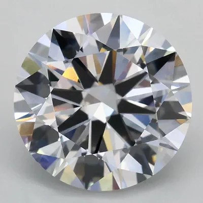 3.01ct D VS1 Rare Carat Ideal Cut Round Lab Grown Diamond