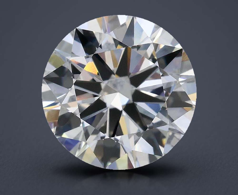 3.01ct D VS1 Rare Carat Ideal Cut Round Lab Grown Diamond