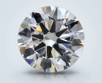 3.01ct D VS1 Rare Carat Ideal Cut Round Lab Grown Diamond