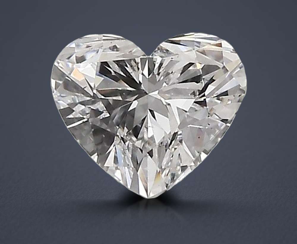 0.56ct D VS2 Rare Carat Ideal Cut Heart Diamond